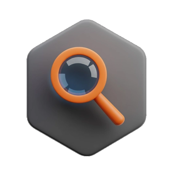 Magnifying glass icon symbolising search and analysis for Google&rsquo;s March 2026 Core Update.